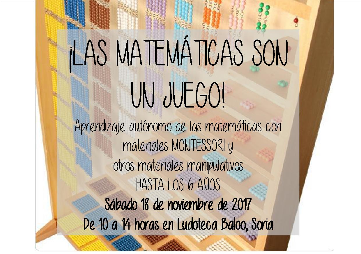 ¡LAS MATEMÁTICAS SON UN JUEGO!